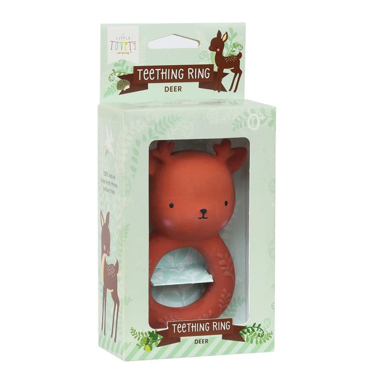 A Little Lovely Company Teething Ring: Deer