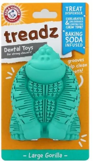 Arm & Hammer Dental Super Treadz Dog Toy Gorilla