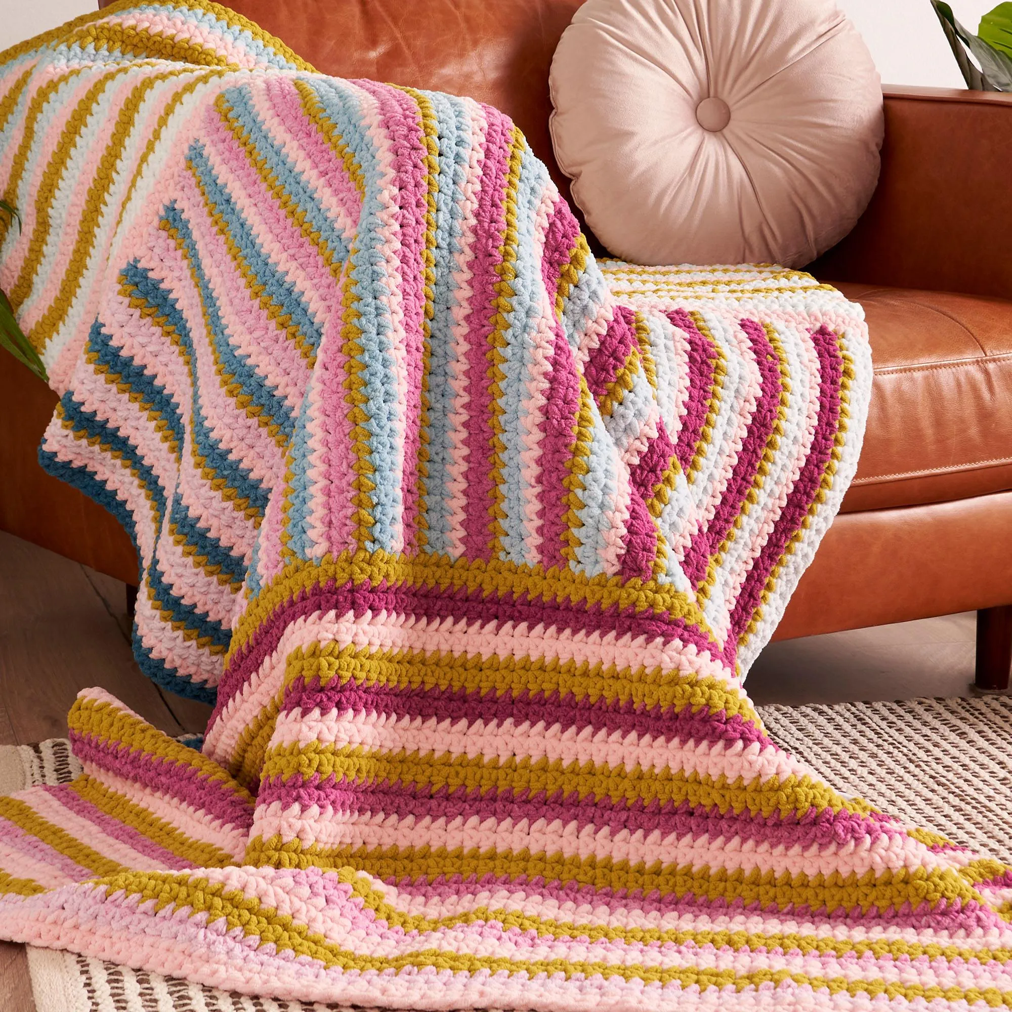 Bernat Wave of Phase Crochet Blanket