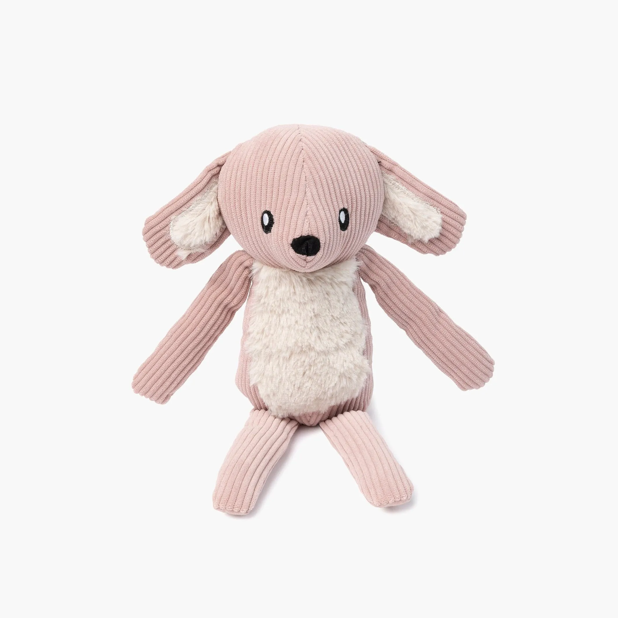 Blush Pink Bunny Dog Toy – Soft, Squeaky & Perfect for Playtime