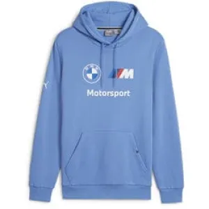 BMW M Motorsport Puma Men's Essentials Fleece Hoodie - Blue/Black