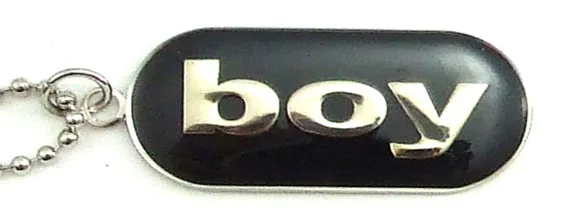 BOY ID TAG Necklace