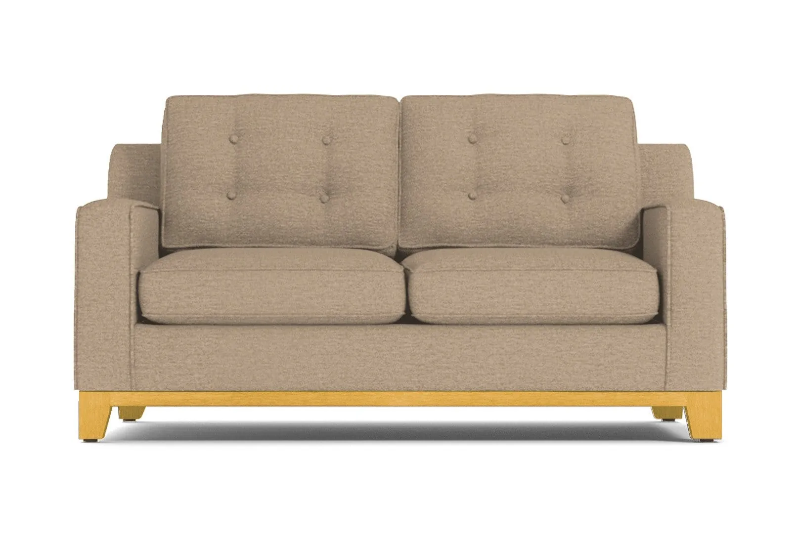 Brentwood Loveseat :: Leg Finish: Natural / Size: Loveseat Size - 62"w