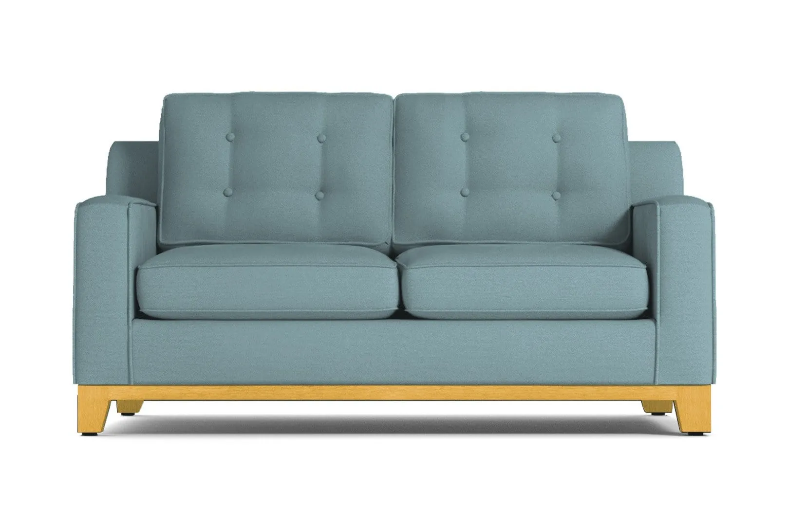 Brentwood Loveseat :: Leg Finish: Natural / Size: Loveseat Size - 62"w