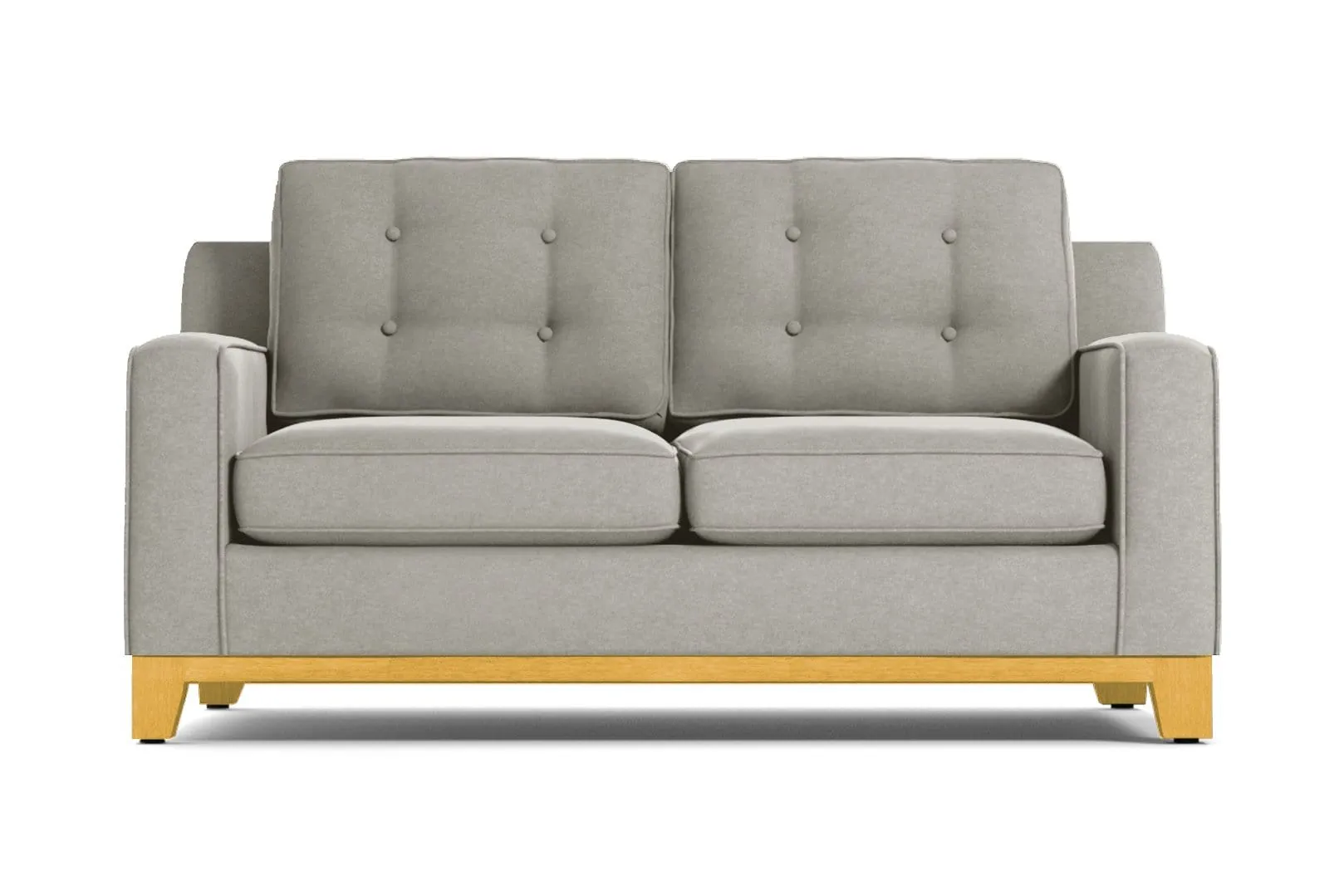 Brentwood Loveseat :: Leg Finish: Natural / Size: Loveseat Size - 62"w