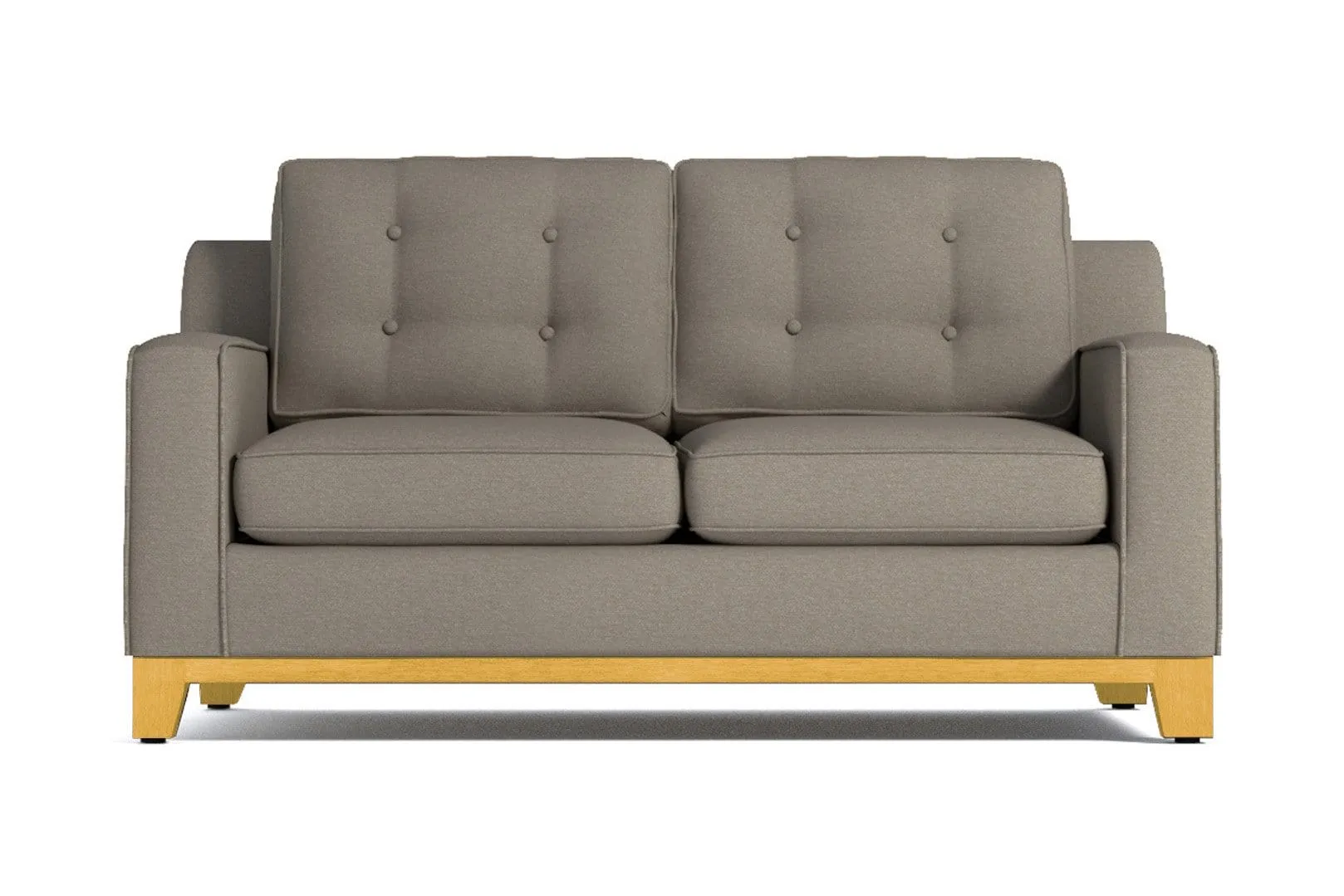 Brentwood Loveseat :: Leg Finish: Natural / Size: Loveseat Size - 62"w