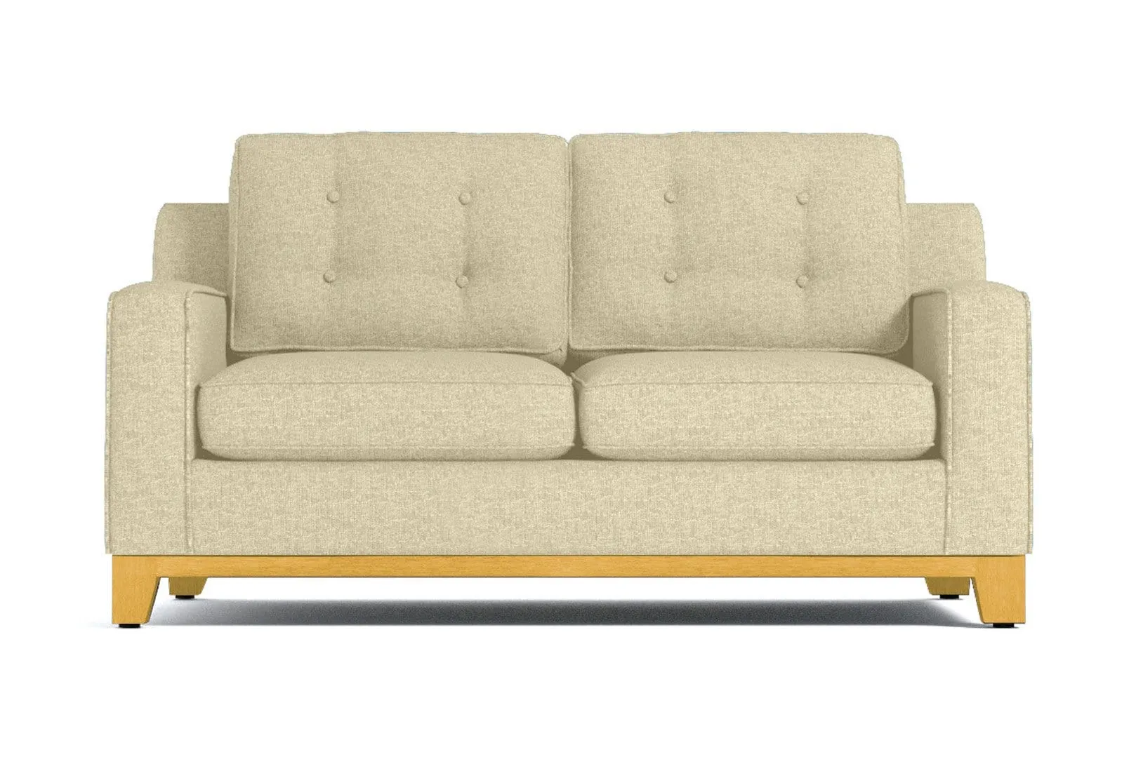 Brentwood Loveseat :: Leg Finish: Natural / Size: Loveseat Size - 62"w