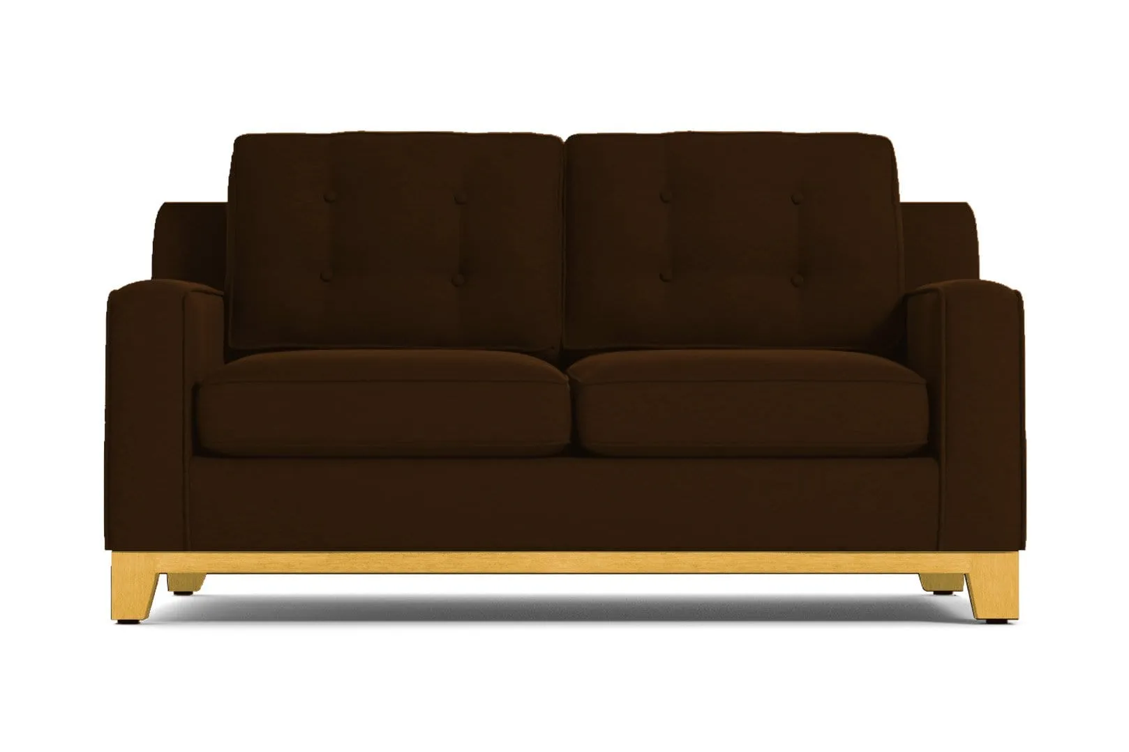 Brentwood Loveseat :: Leg Finish: Natural / Size: Loveseat Size - 62"w