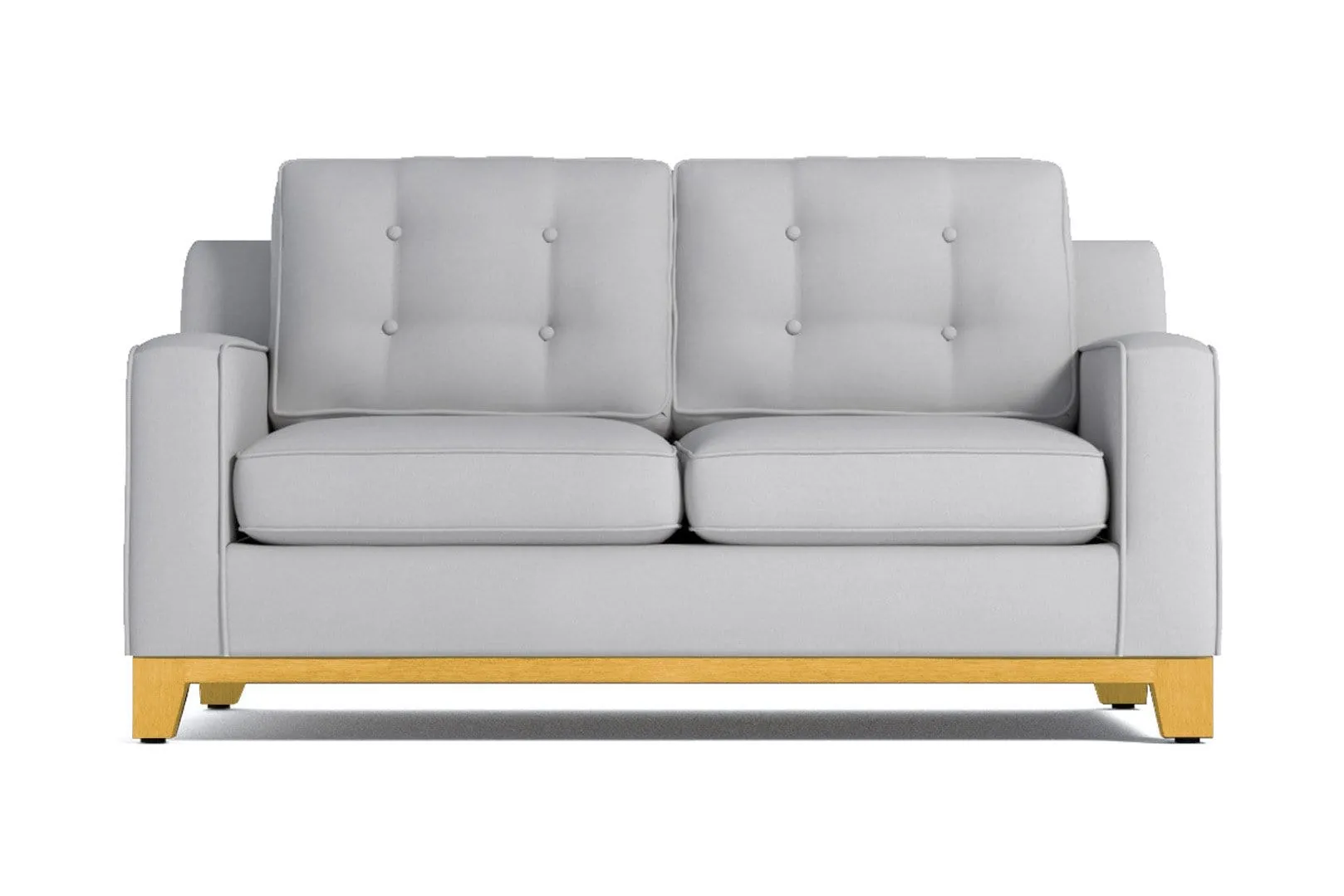 Brentwood Loveseat :: Leg Finish: Natural / Size: Loveseat Size - 62"w