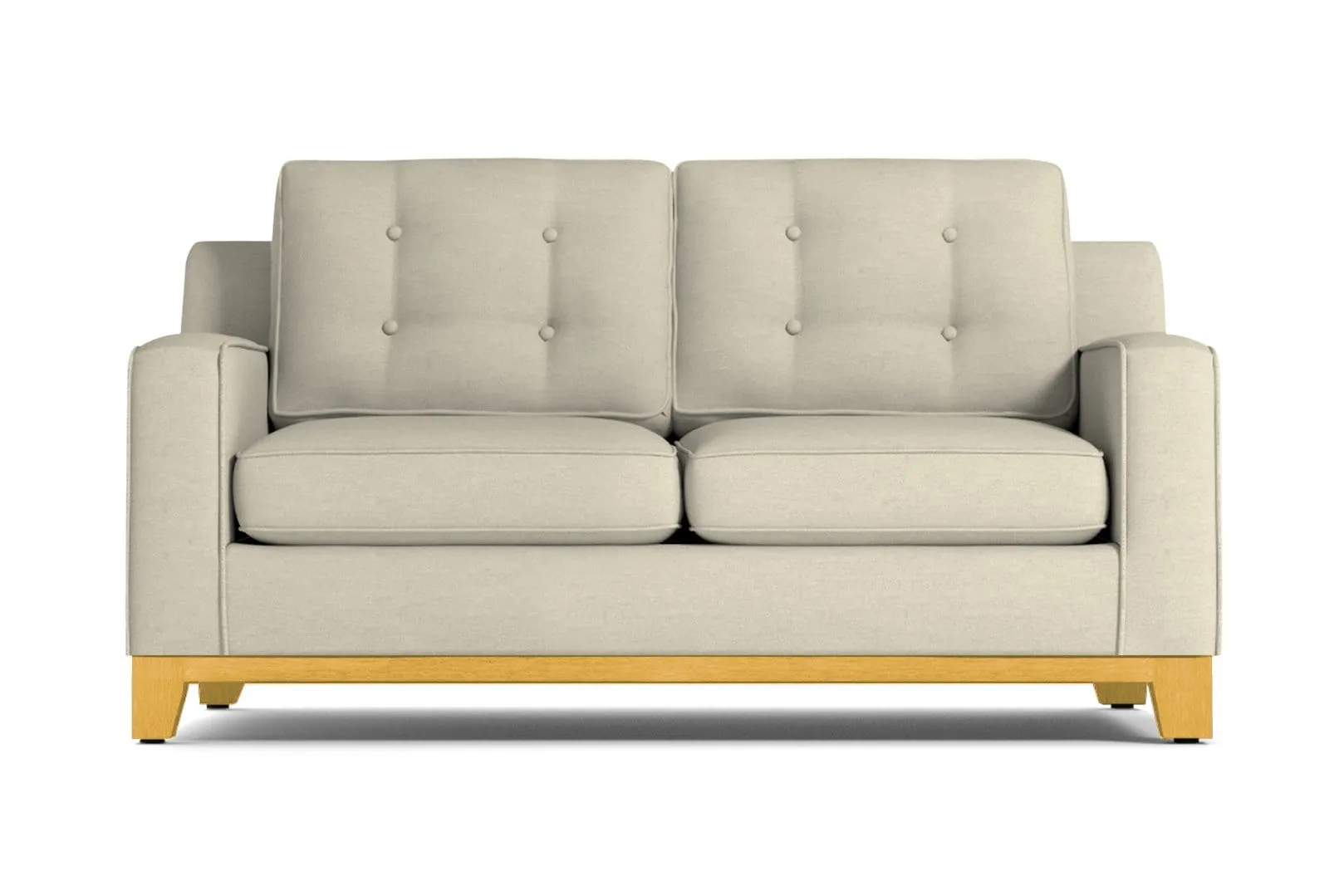 Brentwood Loveseat :: Leg Finish: Natural / Size: Loveseat Size - 62"w