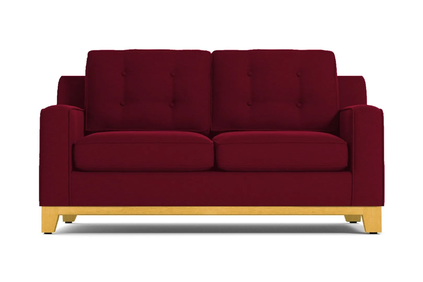 Brentwood Loveseat :: Leg Finish: Natural / Size: Loveseat Size - 62"w