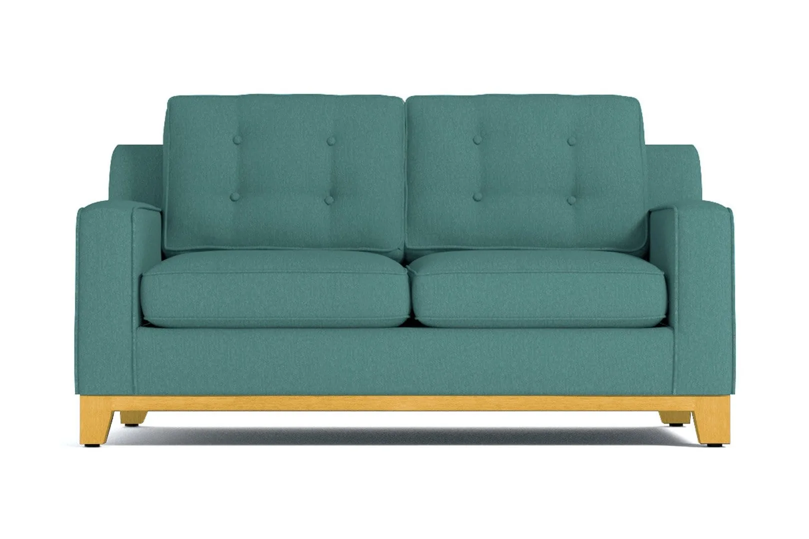 Brentwood Loveseat :: Leg Finish: Natural / Size: Loveseat Size - 62"w