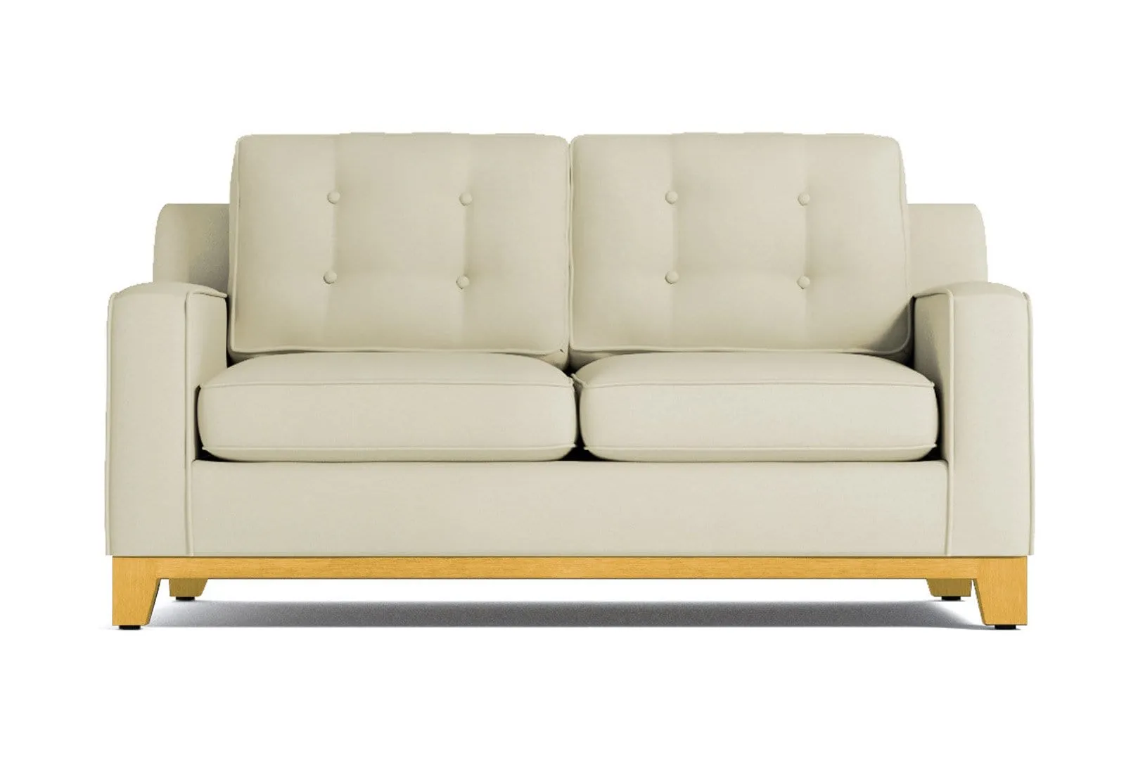 Brentwood Loveseat :: Leg Finish: Natural / Size: Loveseat Size - 62"w