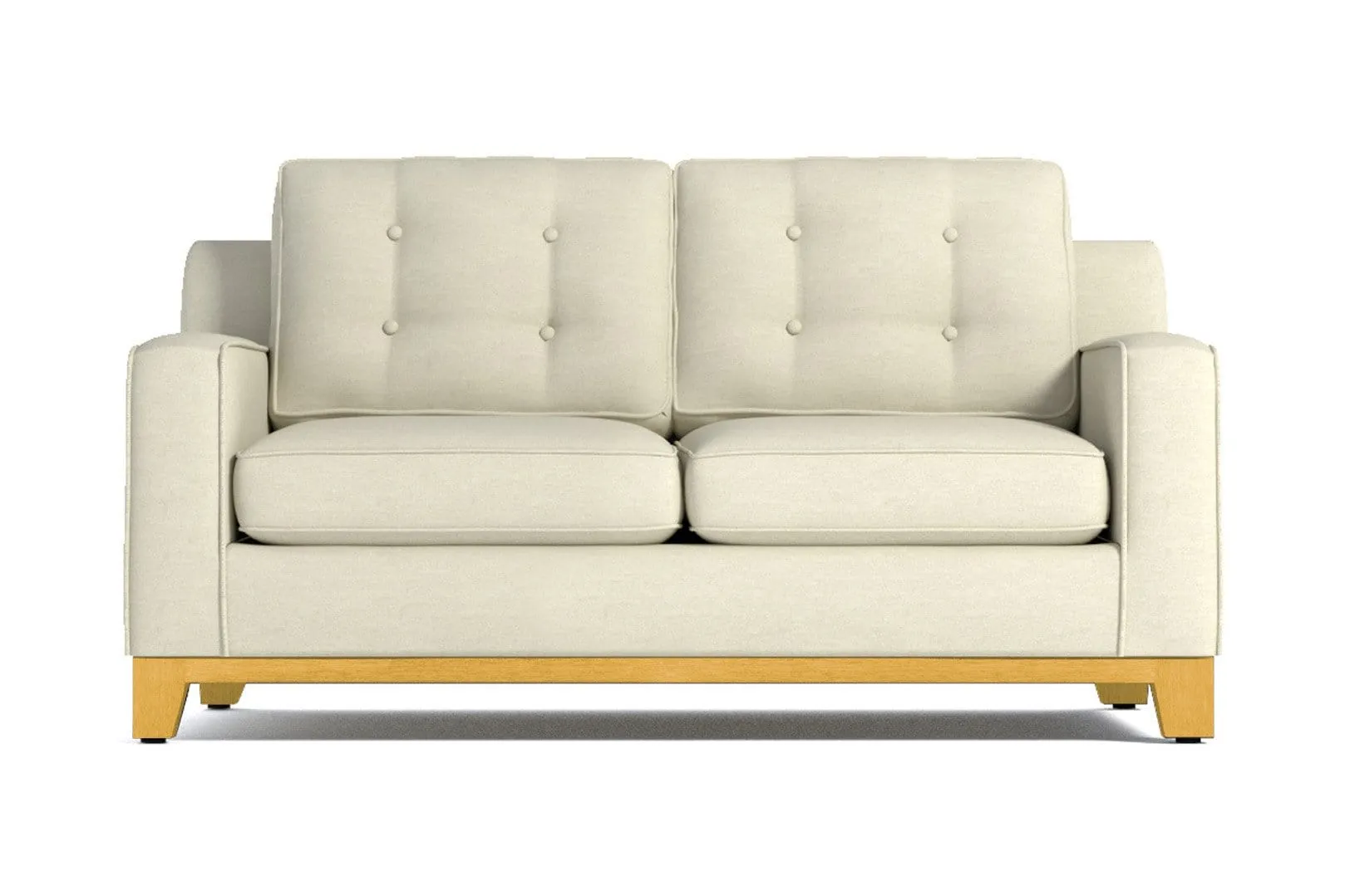 Brentwood Loveseat :: Leg Finish: Natural / Size: Loveseat Size - 62"w