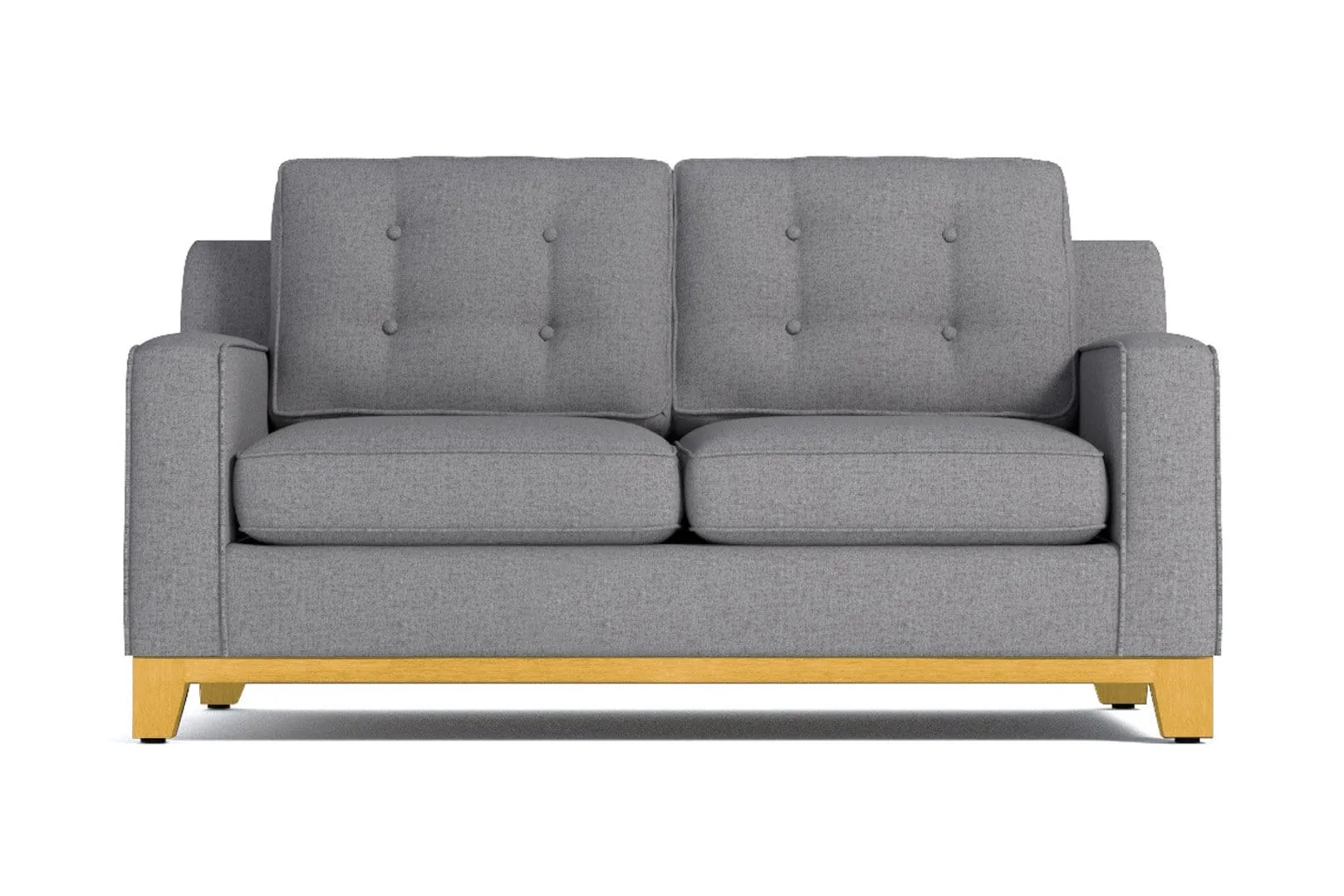 Brentwood Loveseat :: Leg Finish: Natural / Size: Loveseat Size - 62"w