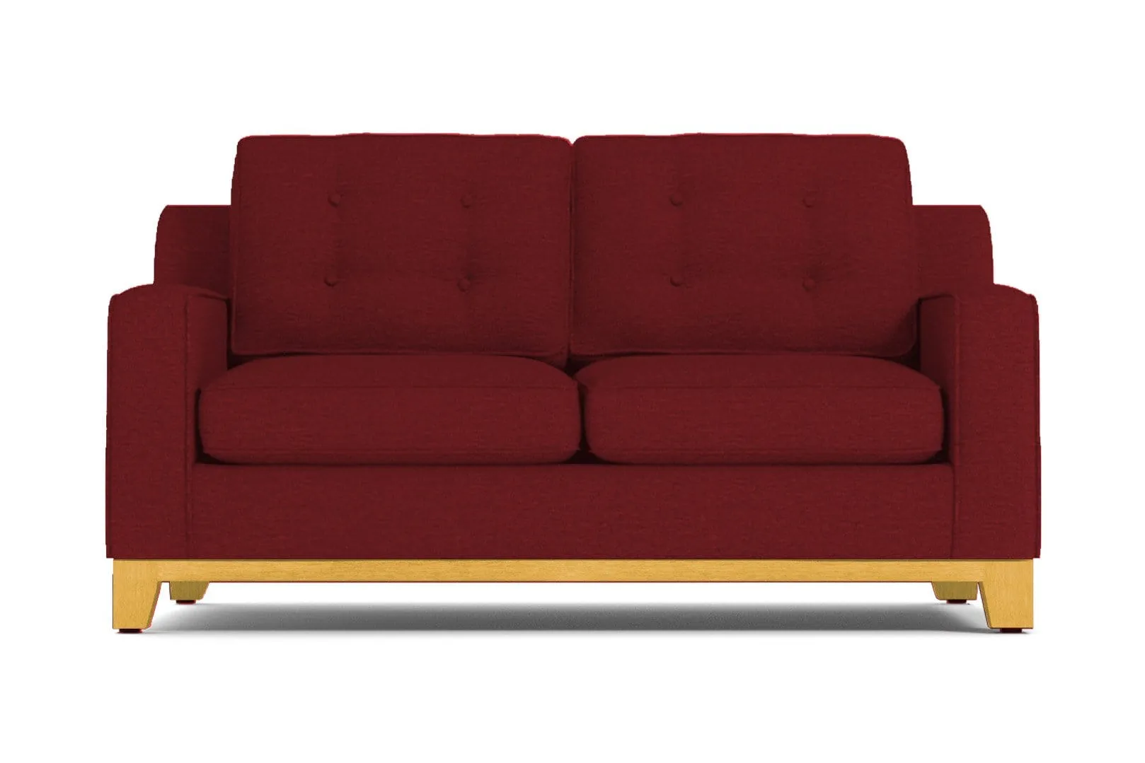 Brentwood Loveseat :: Leg Finish: Natural / Size: Loveseat Size - 62"w