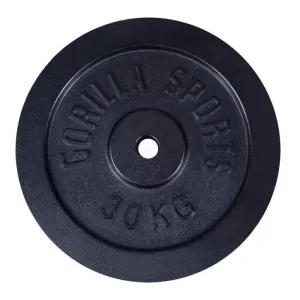 Cast Iron Weight Plate 30KG - Black