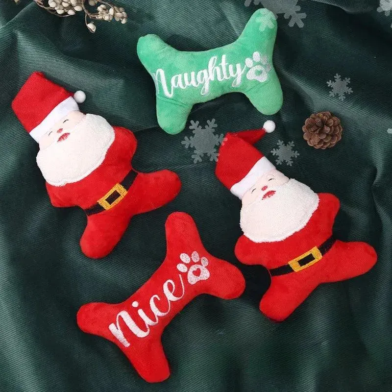 Christmas Chew Toys for Cat & Dog