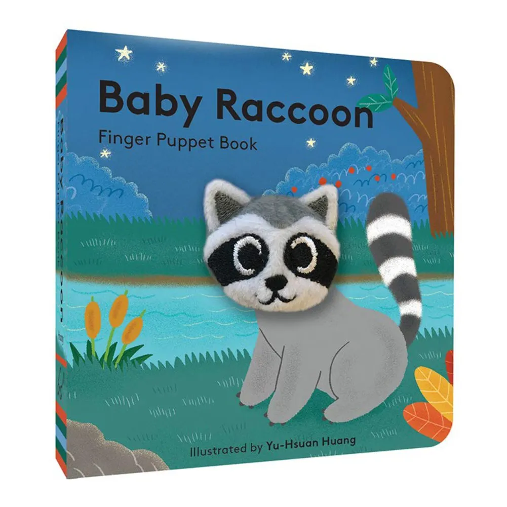 Chronicle Books Finger Puppet Book - Baby Raccoon