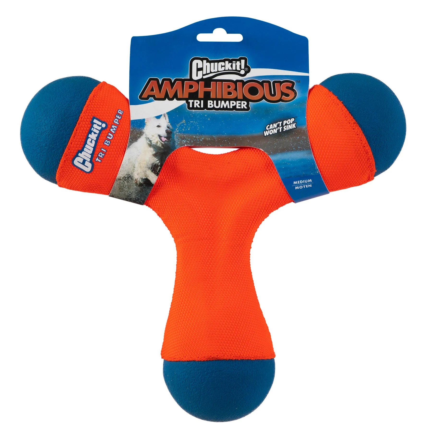 Chuckit! Amphibious Tri-Bumper Fetch Toy