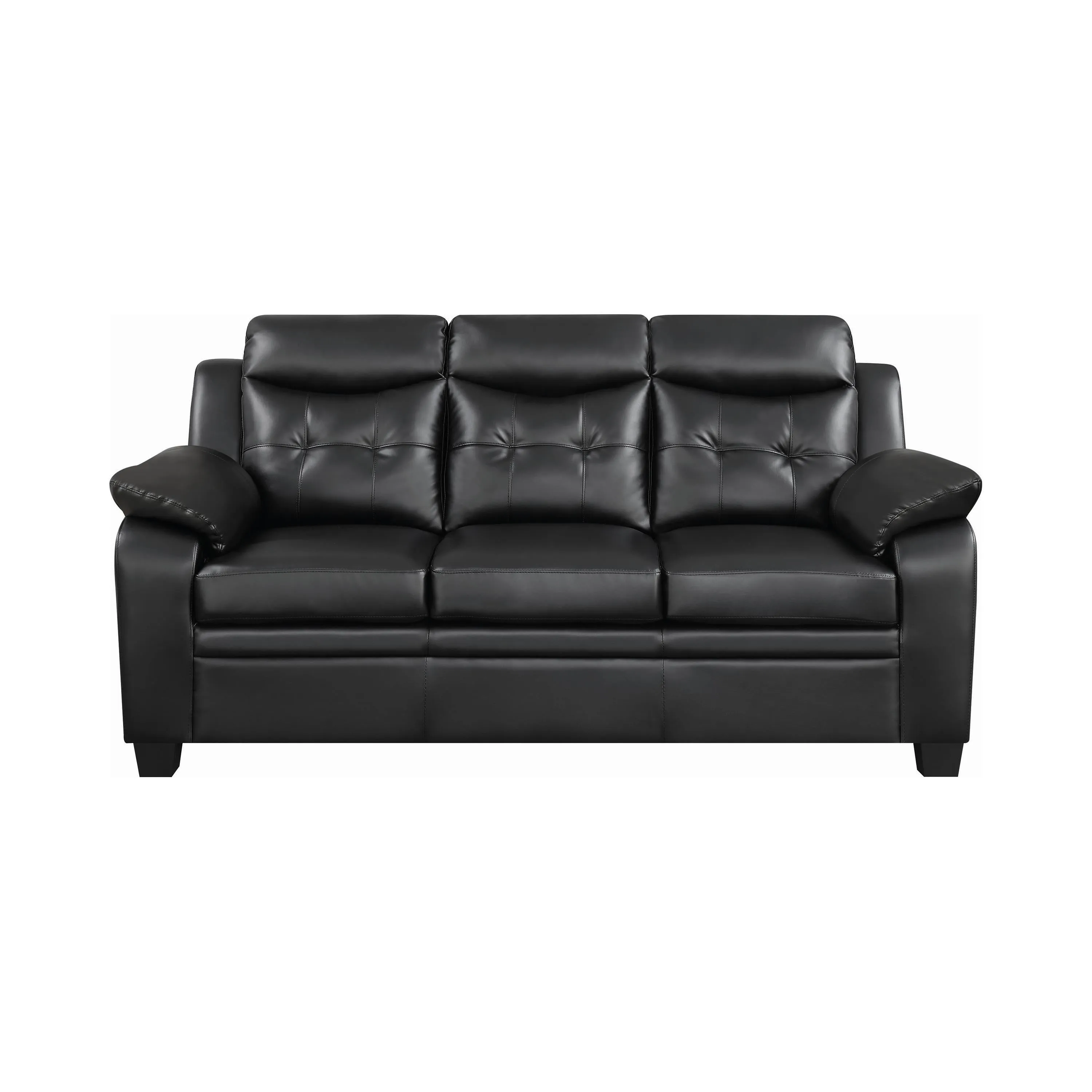 Coaster Furniture Finley Stationary Leatherette Sofa 506551