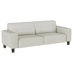 Deerhurst Upholstered Tufted Track Arm Sofa Beige