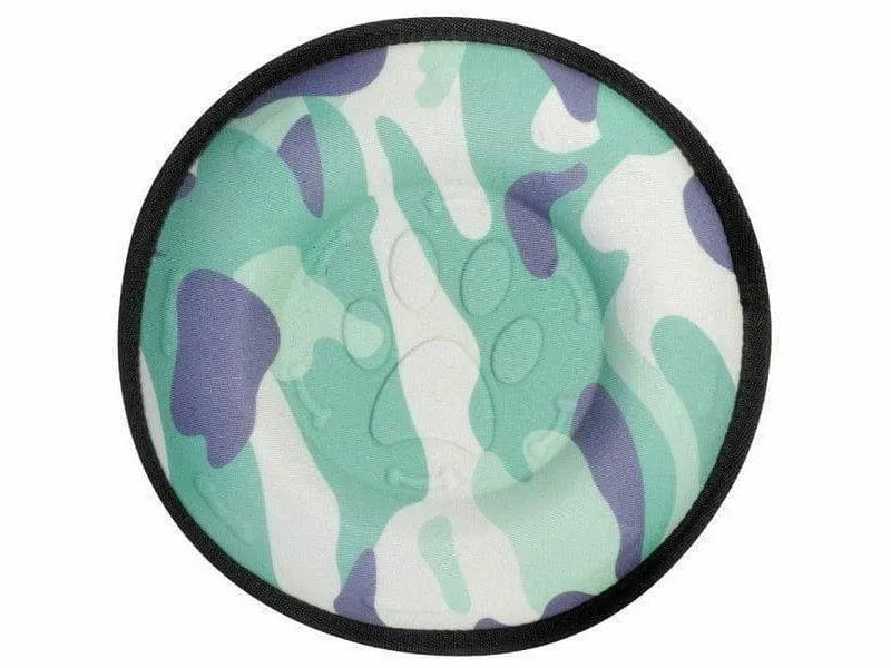 Dog Toy - Eva Frisbee With Handles - Camouflage -  220Mm