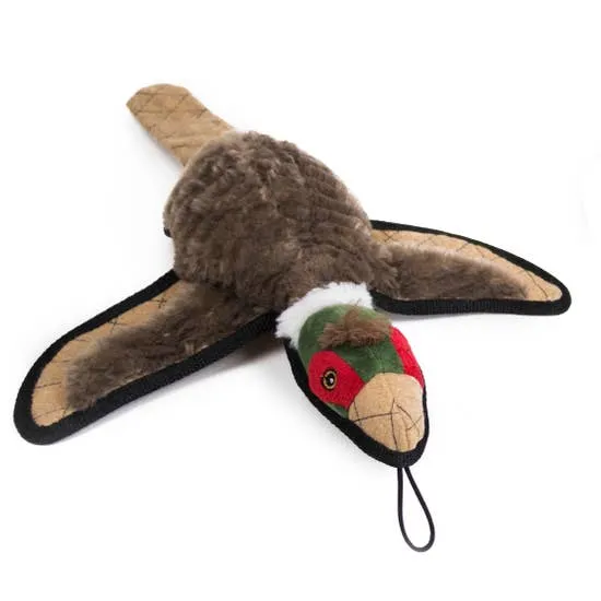 Dog Toy with Ball Inside-Ruffian Line by Steel Dog: Cow-Pheasant-Duck-Bee-Goose