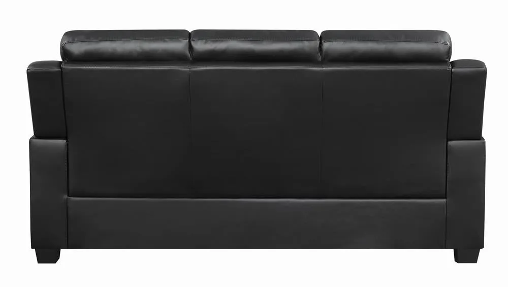 Finley Tufted Upholstered Sofa Black