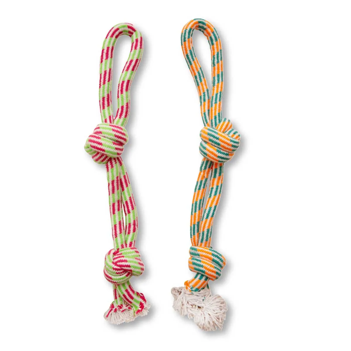 Fling N Floss Braided Rope Knot Dog Toy