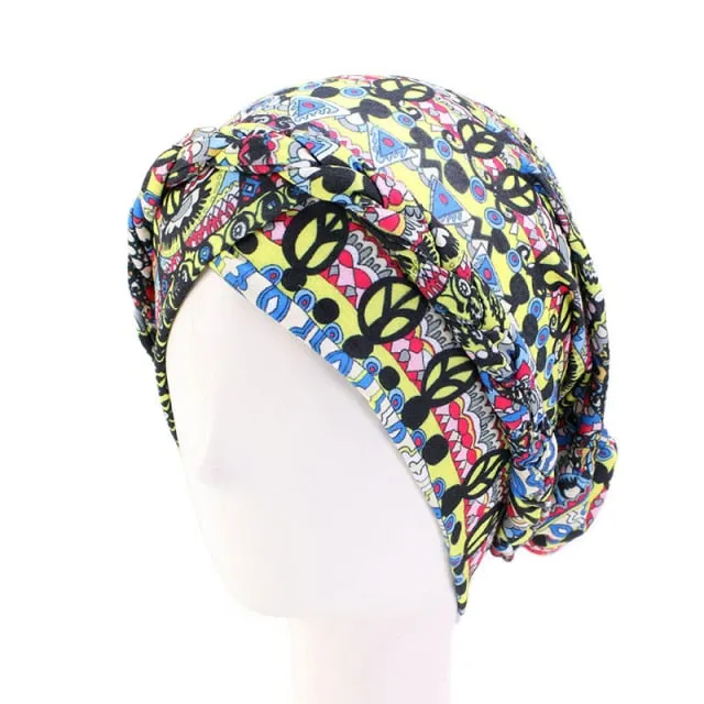 Floral Cotton Turban