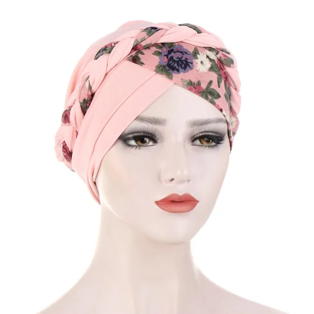 Floral Cotton Turban