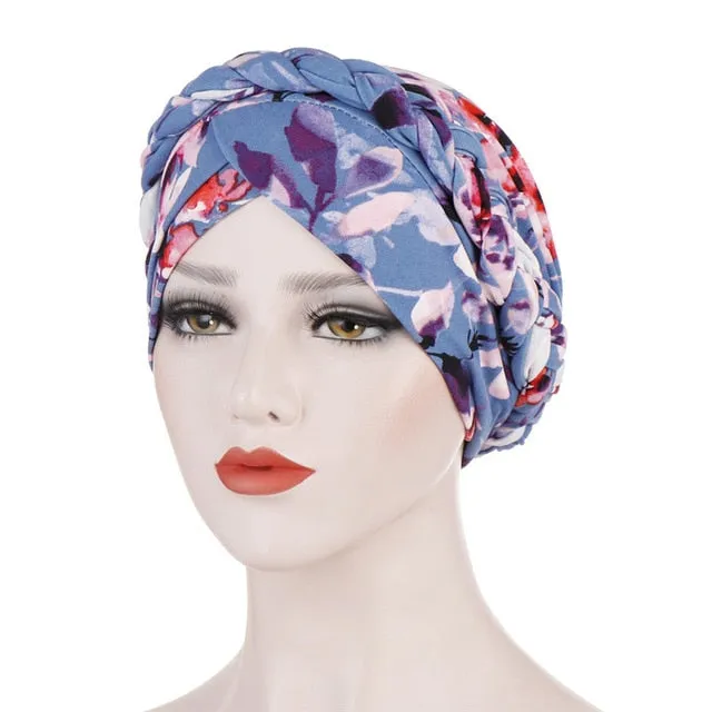 Floral Cotton Turban