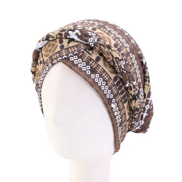 Floral Cotton Turban