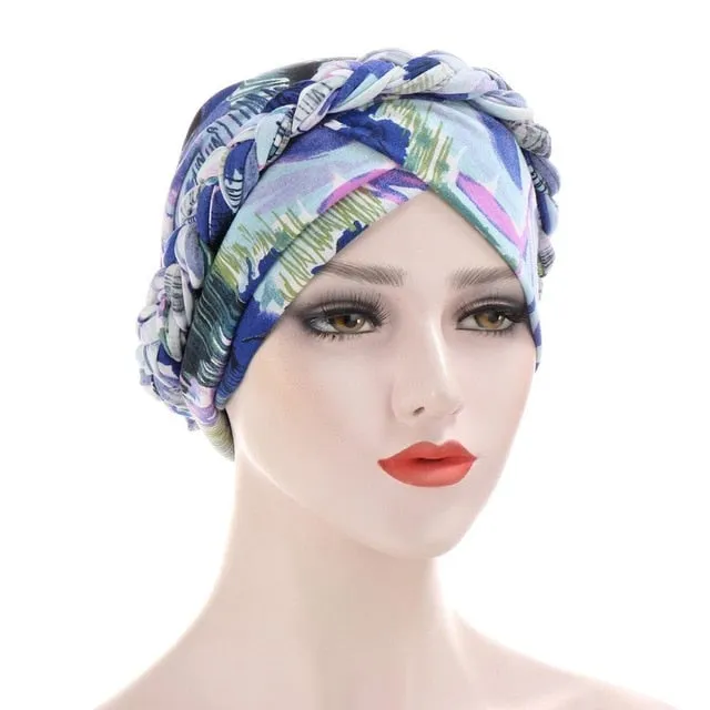 Floral Cotton Turban