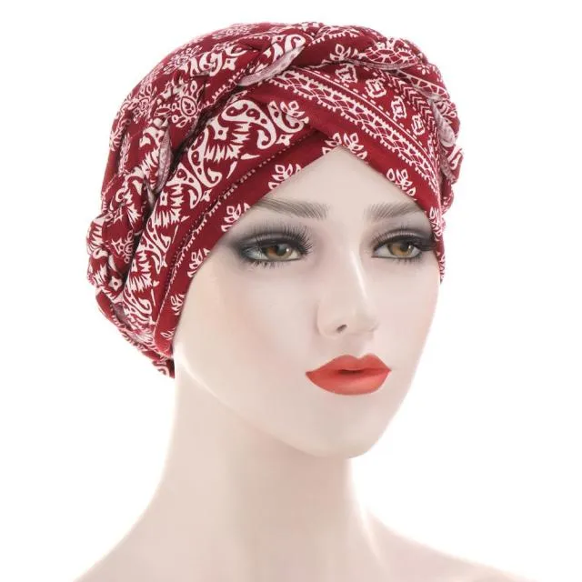 Floral Cotton Turban