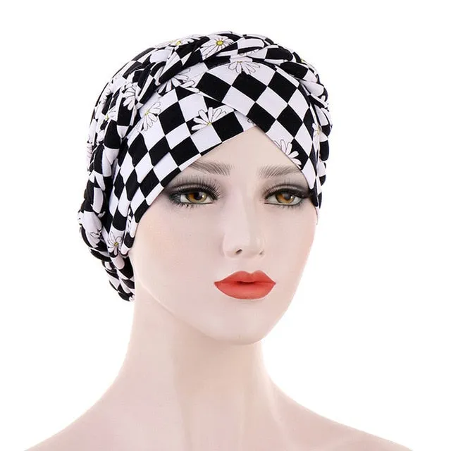 Floral Cotton Turban