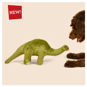 Fluff & Tuff Emily Brontosaurus 18" Plush Dog Toy