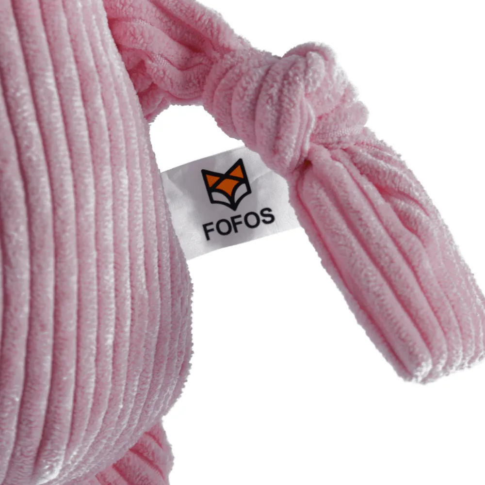 Fofos Fluffy Pig Pink Toy for Dogs (Pink)