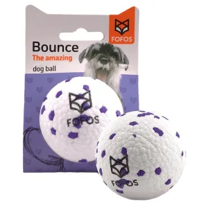 Fofos Super Bounce Chew Ball for Dogs (White)