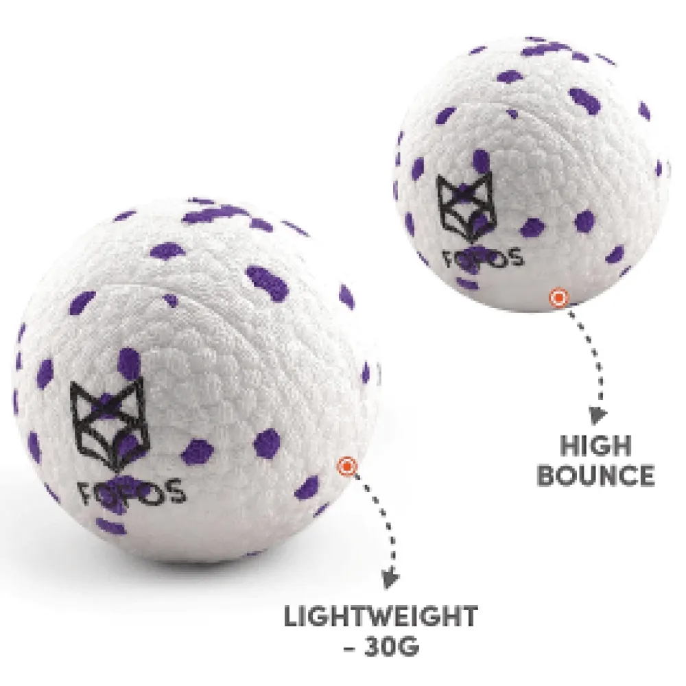 Fofos Super Bounce Chew Ball for Dogs (White)