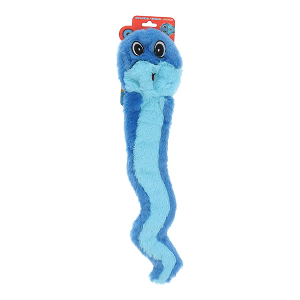 GURU Hide A Tail Snake Plush Dog Enrichment Toy Blue Large^^^