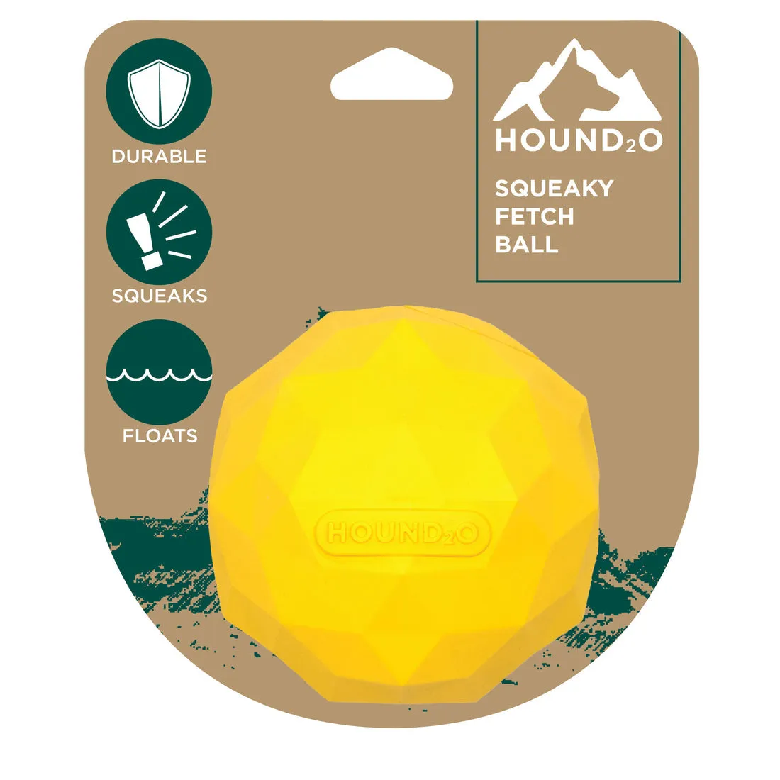 Hound2O Squeaky Fetch Ball Dog Toy