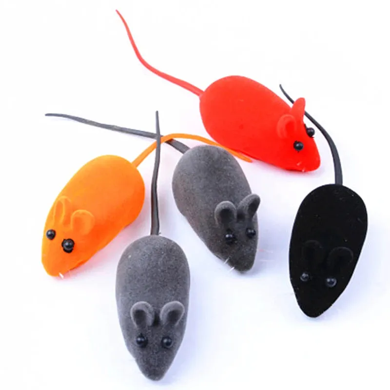 Interactive Plush Mouse Toy