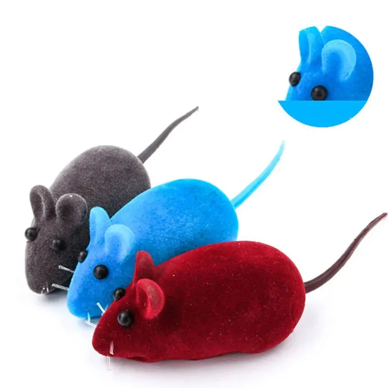 Interactive Plush Mouse Toy