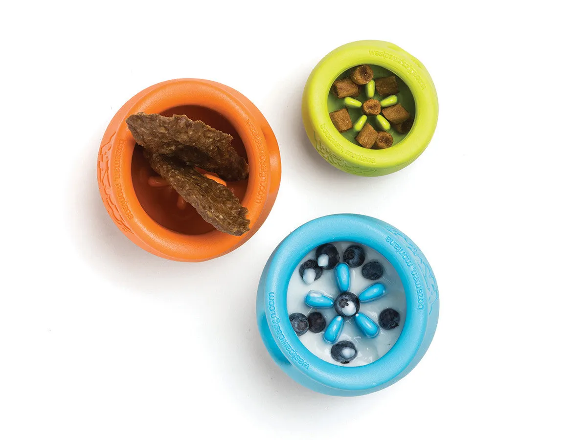 Interactive puzzle, food-dispensing dog toy, Zogoflex Toppl