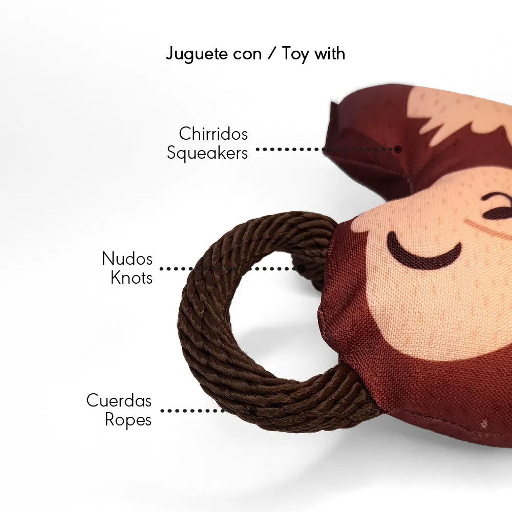 Kanu Pet Plush Monkey Dog Toy