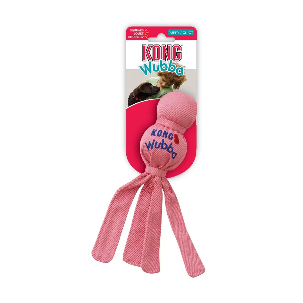 Kong Wubba - Puppy Dog Toy (S / 8.75")