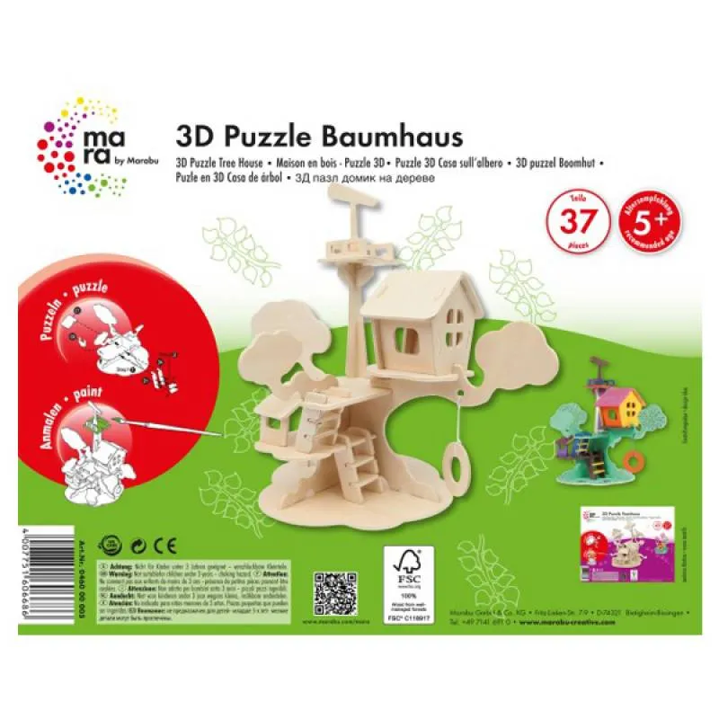 Marabu 3D Puzzle Tree House