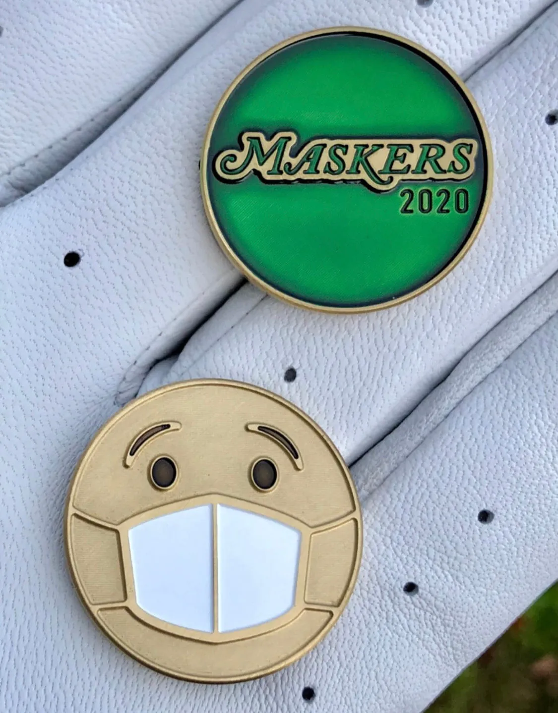 Maskers 2020 Golf Ball Marker by Kingdom Golf